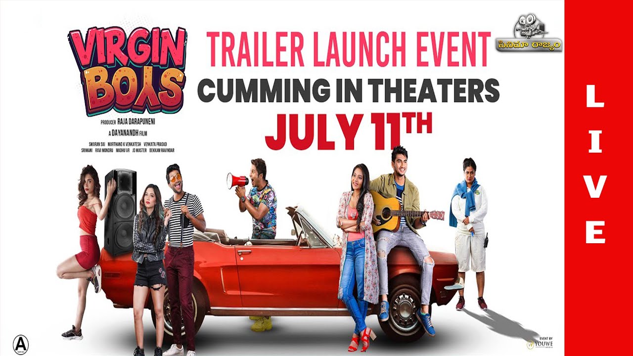 Virgin Boys Movie Trailer Launch Event LIVE | Geetanand, Mitraaw Sharma | Shrihan | Cinema Rajyam