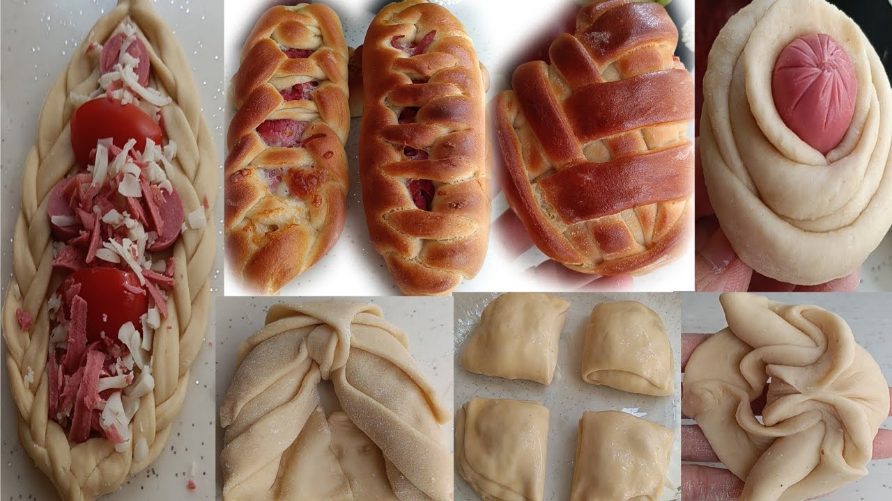 7 Beautiful Bread designs/shapes || Bread shaping ideas| elsecortes