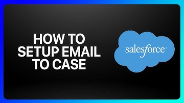 How To Set Up Email To Case In Salesforce Tutorial