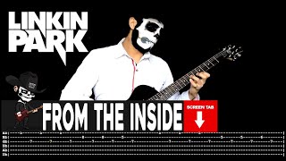 【LINKIN PARK】[ From The Inside ] cover by Masuka | LESSON | GUITAR TAB