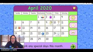Calendar Time April 2, 2020