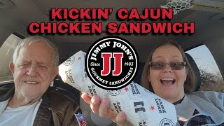 Jimmy John's NEW Kickin' Cajun Chicken Sandwich Review #foodreview #fastfoodreview #jimmyjohns