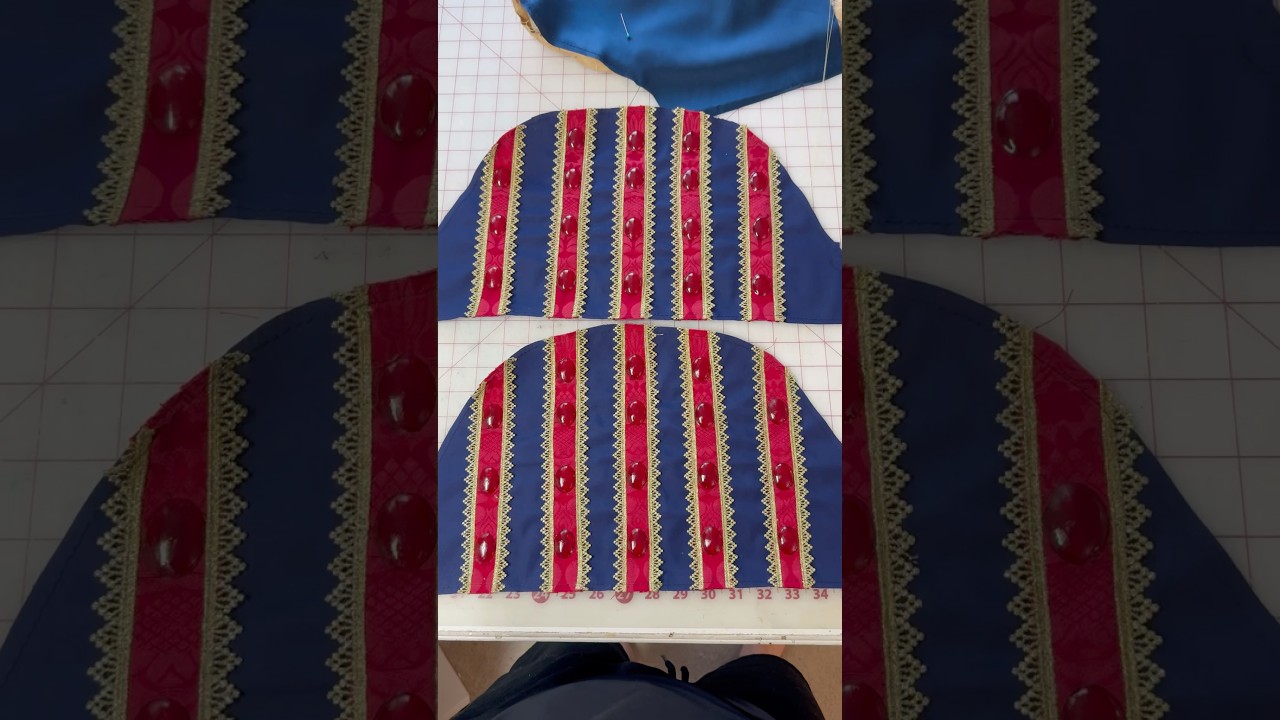 3D printing resin gems to add to the Snow White dress sleeves was so easy!