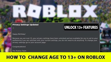 How to Change Roblox Age to 13+ Privacy and Safety Setting | Fix under 13 Roblox Account | Roblox