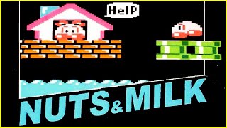 Nuts &amp; Milk Famicom/Dendy/NES прохождение - 50 levels (1983)