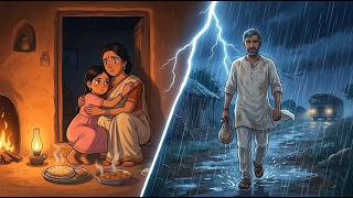 When Dad Came Home Early In A Thunderstorm 90S Indian Village Asmr