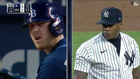 Yankees/Rays benches clearing: 9/1/2020