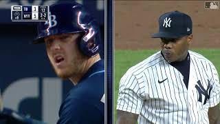 Yankees/Rays benches clearing: 9/1/2020