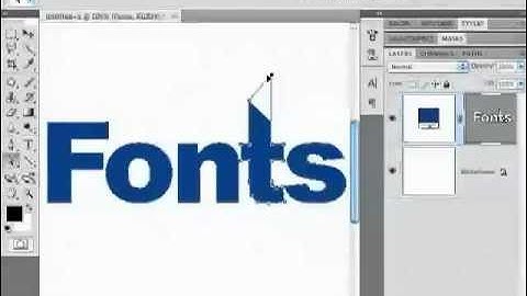 how to modify fonts in photoshop