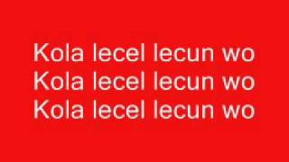 Pipe-Filling Song, Opagi Olowan