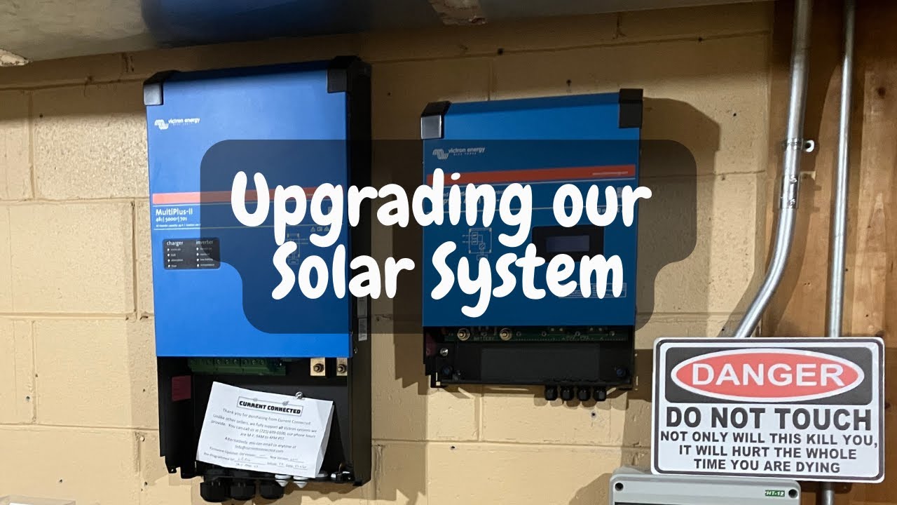 Solar Upgrade Installing a Pair of Victron 48V MultiPlusII 5kVA 120V