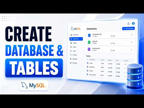 How to Create Database and Table in MySQL Workbench | Beginner Tutorial
