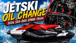 How To Change The Oil on a 2026 Sea-Doo Spark Trixx | SportbikeTrackGear.com