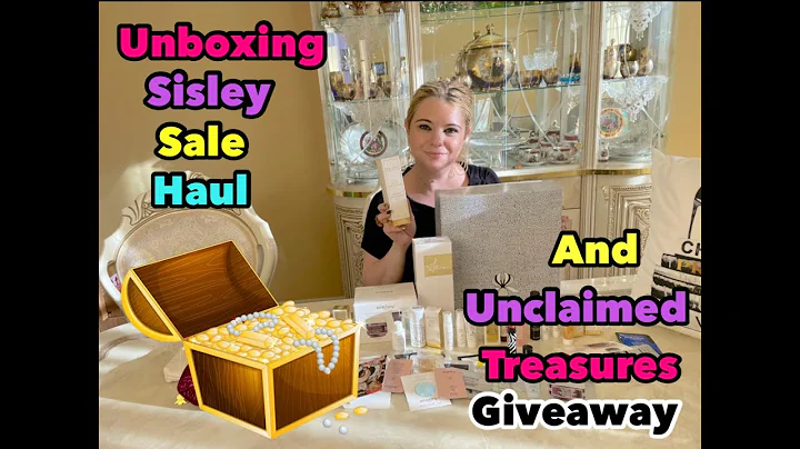 Unboxing Sisley Haul! Luxury Beauty & Skincare! (Unclaimed Treasures Giveaway Closed)