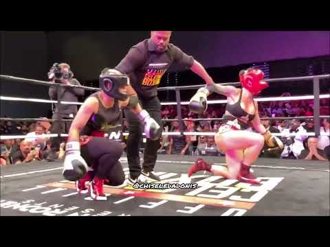 Blac Chyna vs Alysia Magen In A BBL Championship Boxing Fight