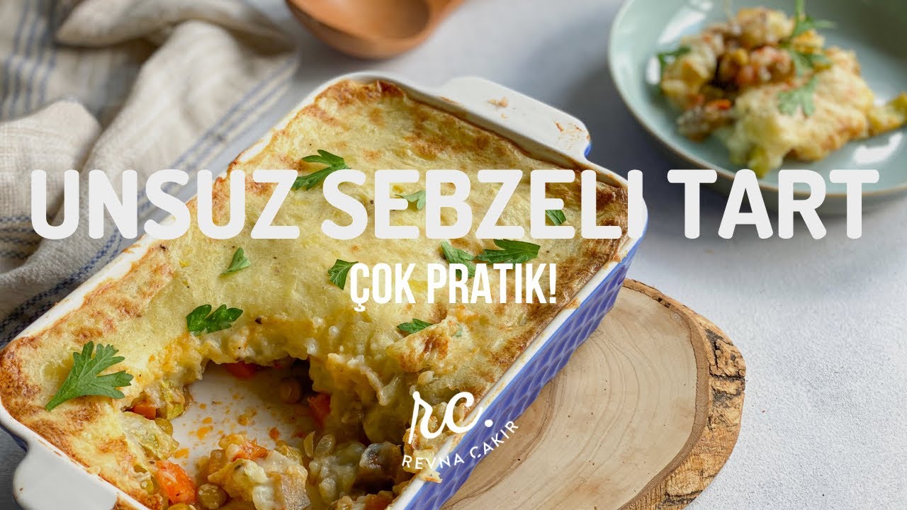 Sebzeli Unsuz Tart | Sağlıklı Yemek Tarifi