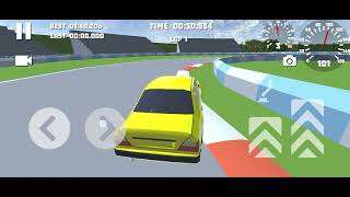 Retro Garage Gameplay #8: Testing my "MB-124" car on racing curcuit in #retrogarage screenshot 5