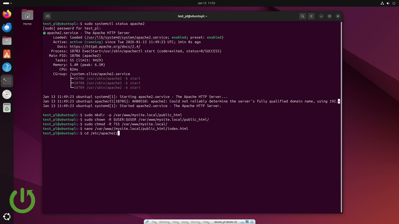 Apache na Linuxie – Jak stworzyć wirtualnego hosta