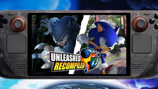 Sonic Unleashed Recompiled on Steam Deck OLED - Showcase