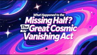 What Happened to the Universe's Missing Half? The Great Cosmic Vanishing Act