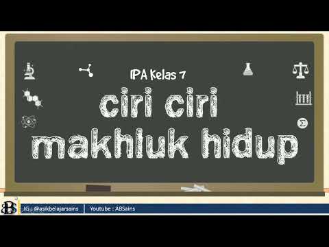 IPA Kelas 7 : Ciri-Ciri Makhluk Hidup