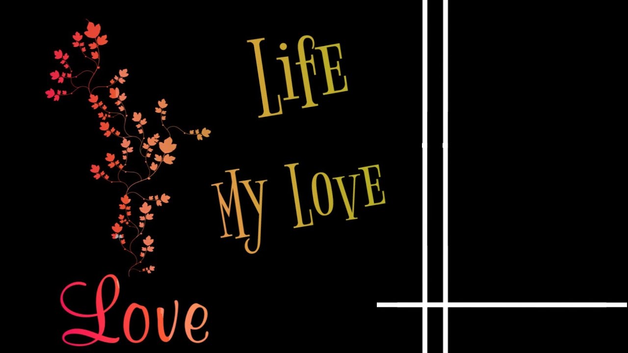 Love template video black screen Love status video template black