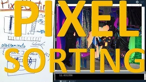Pixel sorting en español en processing