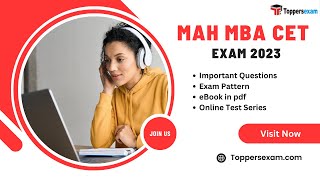 MAH MBA CET Preparation 2023, Syllabus, Mock Test Free, Question Paper, Study Material & Books