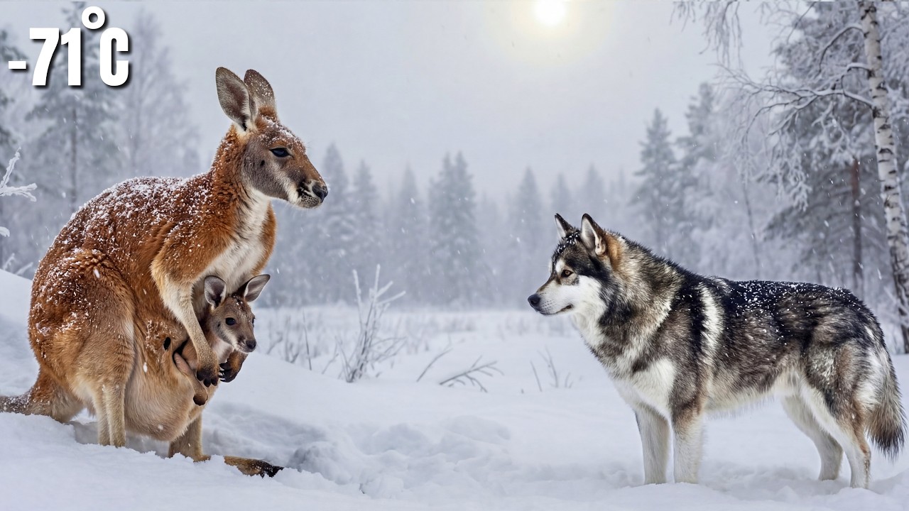 A Dog Saved a Dying Kangaroo… This Rescue Will Shock You ❄️🦘🐕 | −71°C Blizzard
