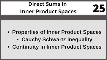 Direct Sums|Functional Analysis in Hindi Urdu MTH327 LECTURE 25