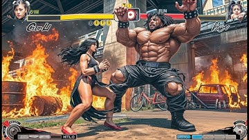 CHUN-Lİ VS HUGO | CPU VS CPU Ultra Street Fighter IV  (Hardest AI)