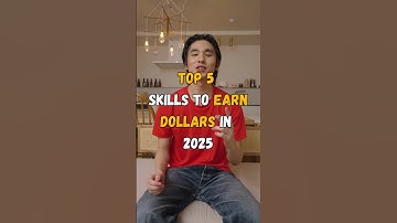 How to earn money online?💸 | Top 5 Digital Skills  in 2025😎#shorts #top10 #digitalskills #makemoney