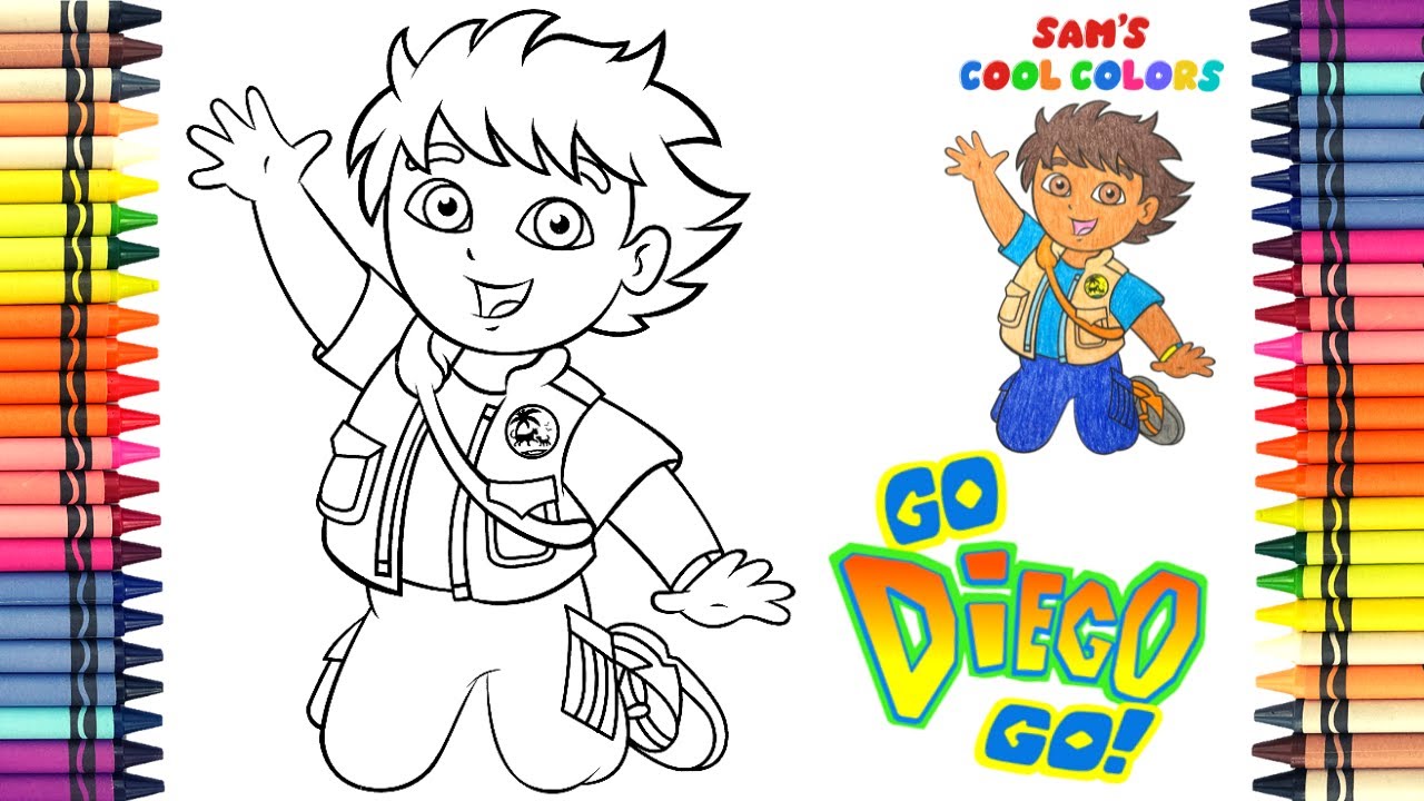 Go Diego Go And Dora Coloring Pages - Maxresdefault