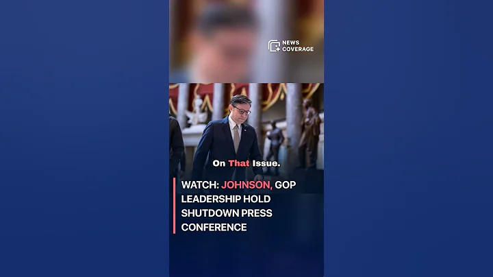 Watch: Johnson, GOP leadership hold shutdown press conference #politics