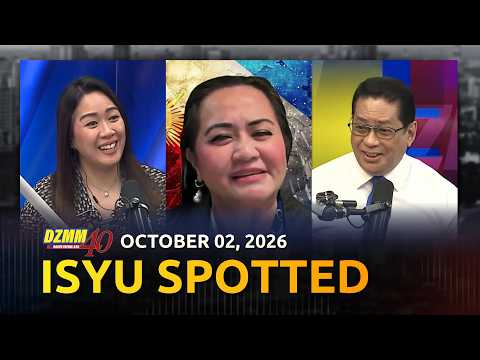 Isyu Spotted | DZMM Teleradyo (02 October 2026)