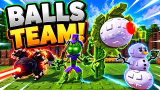 We Made A Team Of Balls In Garden Tower Defense!