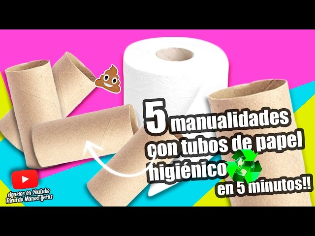 Tubos de papel higiénico para organizar los cables – Guía De Manualidades