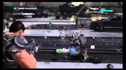 Binary Domain   Chap 4 Refuse And Resist Robot Attack Cutscene, Dan & Cain Hold Out Action Xbox 360