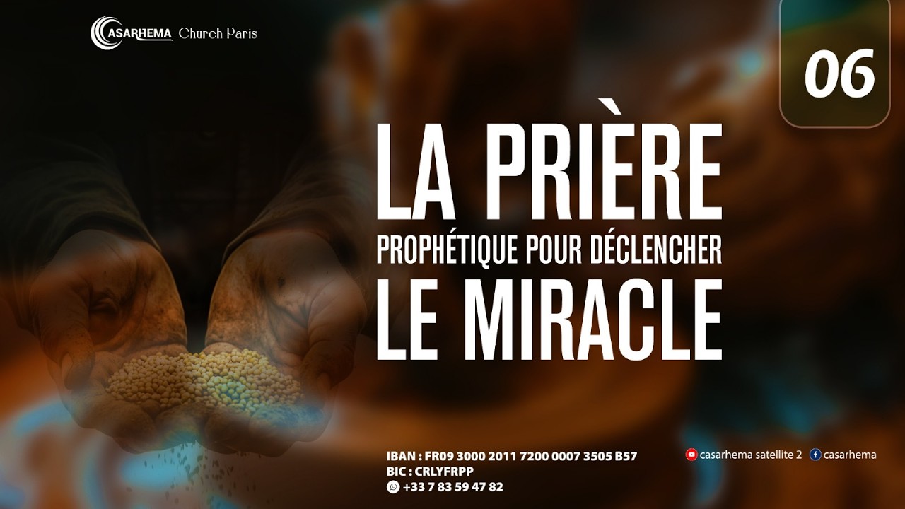 La prière prophétique pour déclencher le miracle  | Prophète Blaise Manzambi