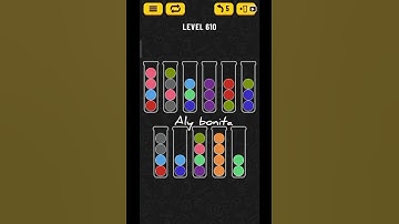 ball sort puzzle level 610