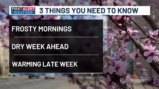 WSAZ+ | Chilly mornings ahead, temperatures to warm up later this week