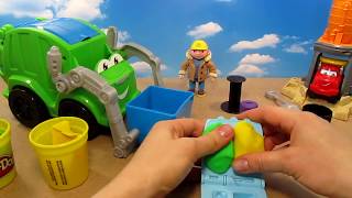 Play Doh Сборник видео. Все серии подряд. Наборы: Мусоровоз Рауди, Завод с машинкой Chuck и т.д.(В сборник вышли все наши видео о творческих наборах для мальчиков. Приятного просмотра! Play Doh Moon Sand ☺ Делит..., 2015-05-31T13:41:05.000Z)