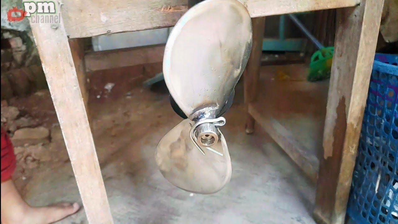 cara membuat baling-baling 2 daun untuk mesin tempel matsumoto nikosilen 3hp