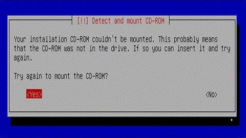 Kali Linux - Fix Installation CD-ROM Couldn