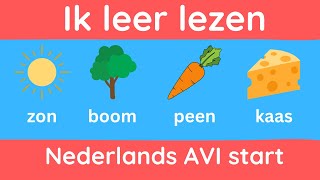 Ik leer lezen! Eerste Nederlandse woorden voor kinderen - groep 3 * Dutch Vocabulary