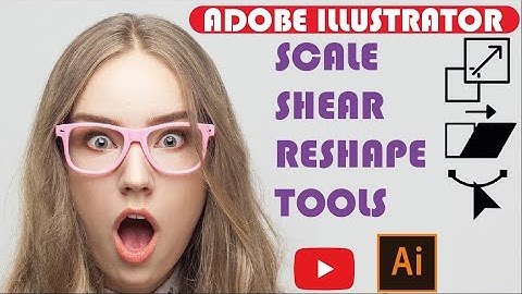 Illustrator Tutorial: Master Scale, Shear, and Reshape Tools Today!
