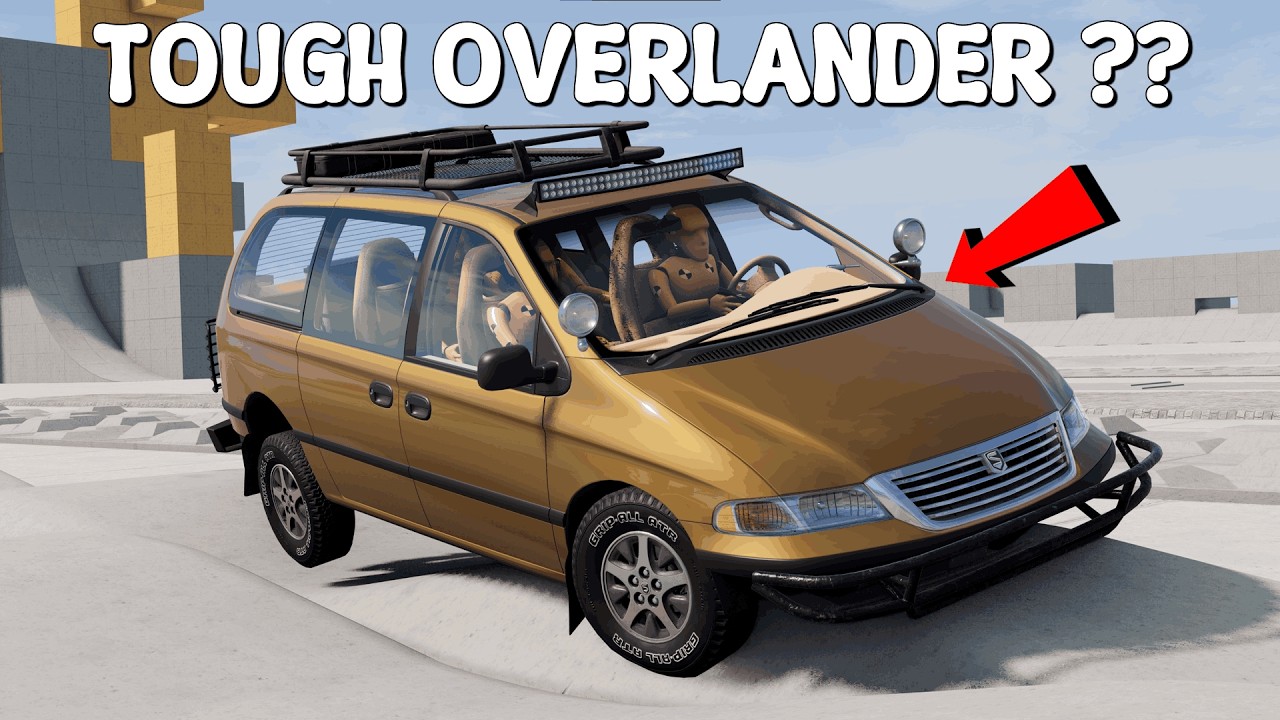 CAN THIS VAN SURVIVE THE CRASH TEST? | SOLIAD LANSDALE OVERLAND | BeamNG.Drive Cinematic
