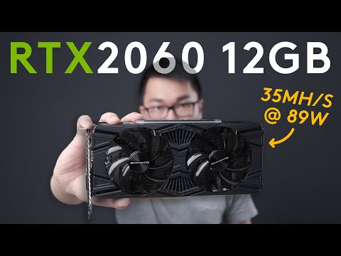 Nvidia RTX 2060 12GB Mining Hashrate, Overclock u0026 Profitability