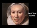 Portrait painting tutorial  old master oil painting demonstration