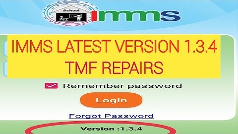 IMMS Latest Version 1.3.4